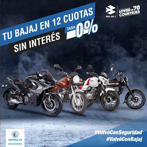 Volvé Con Bajaj En 12 Cuotas Sin Interés Motoerre