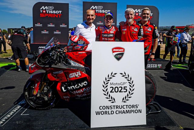 Ducati retiene el título de Constructores en MotoGP