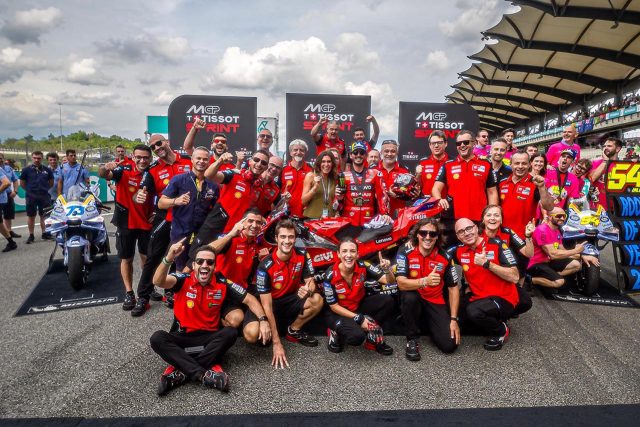 Ducati continúa su cosecha de títulos en MotoGP